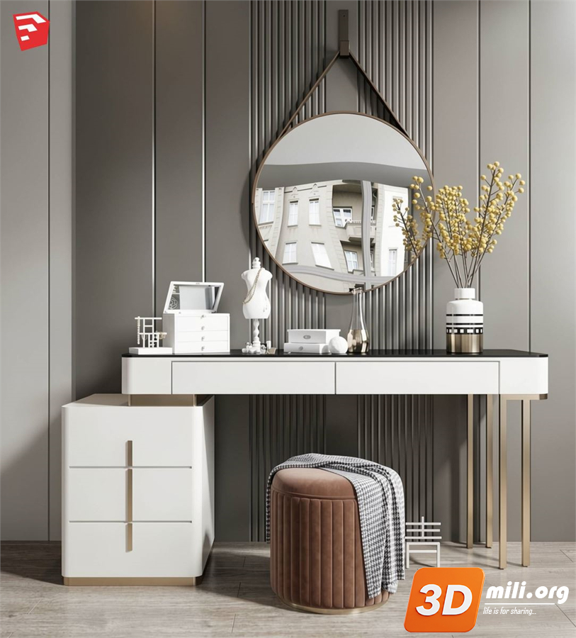 Dressing Table Skp Files 